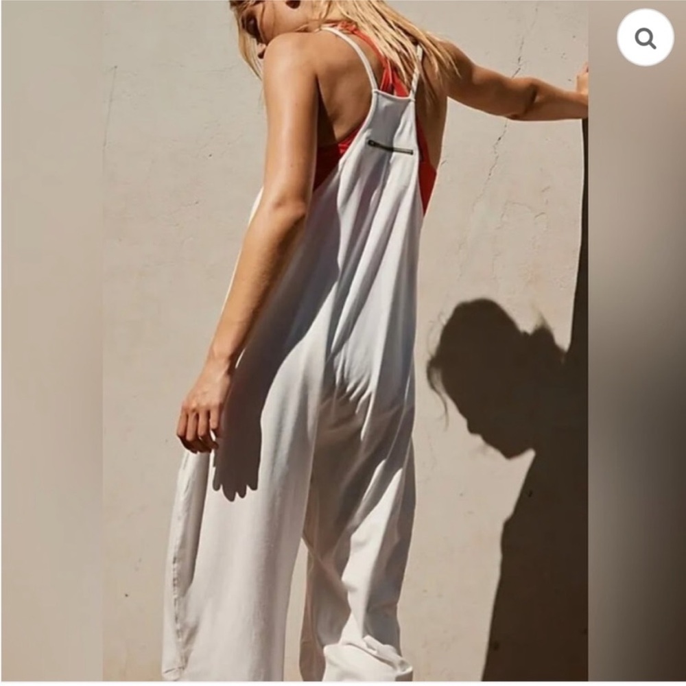 NWOT Free People Movement Hot Shot Onesie in White - Picture 4 of 5